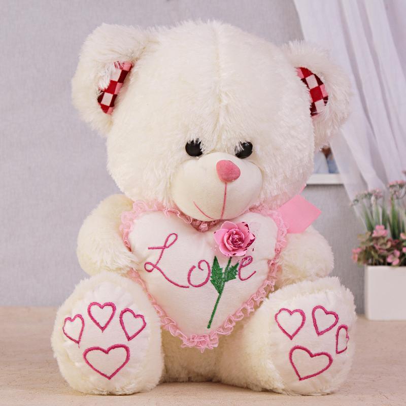 pink love teddy bear