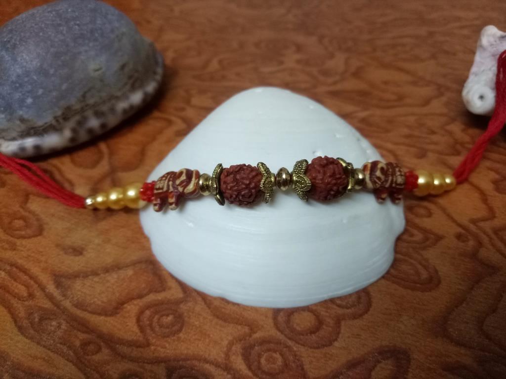 Rudraksha Rakhi - Image 2